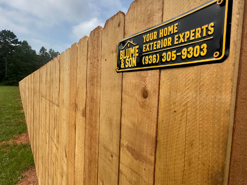Lufkin Texas residential and commercial wood fence company