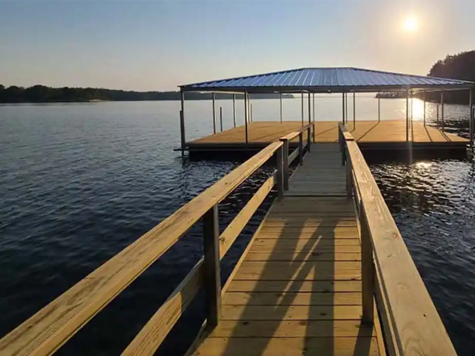 Boathouse installation company in the Lufkin Texas area.