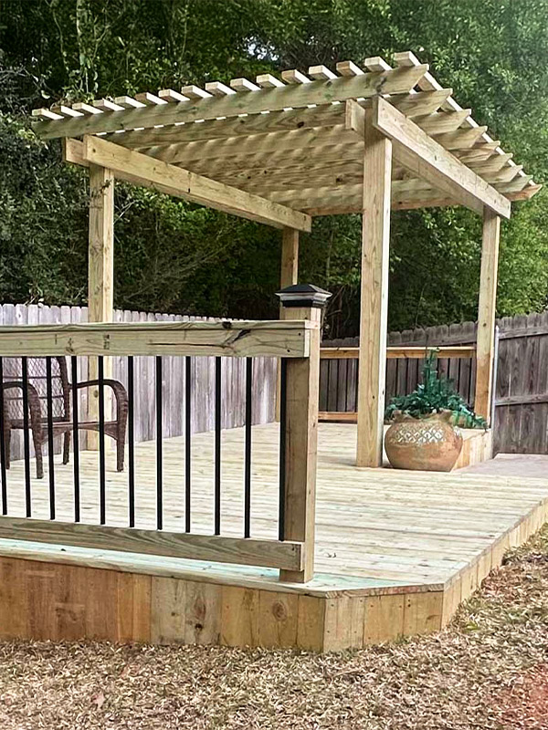 Pergola contractor in the Lufkin TX area.