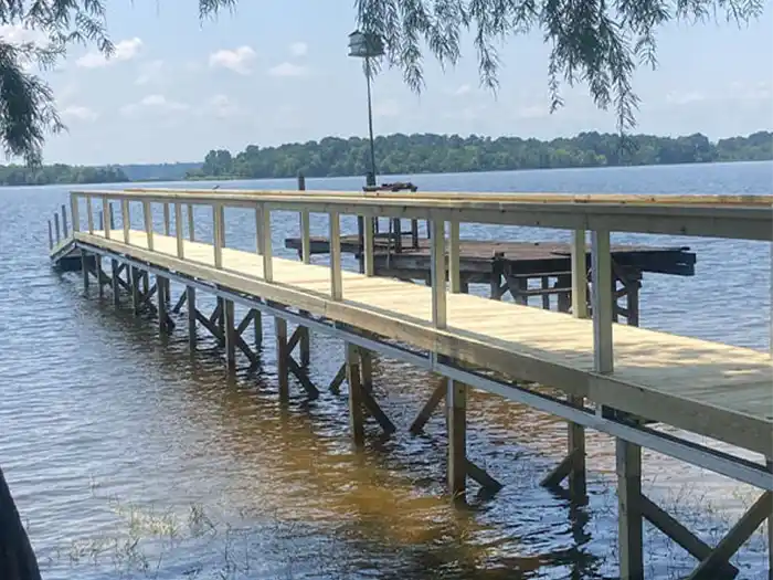 Pier installation contractor in the Lufkin Texas area.