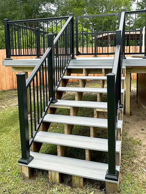 Railings installation service in the Lufkin Texas area