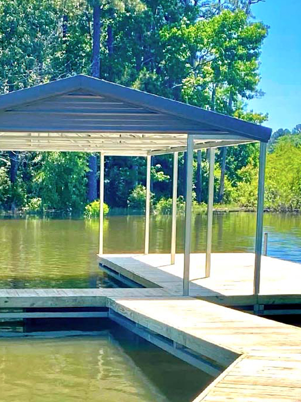 Boathouse installation company in the Lufkin Texas area.