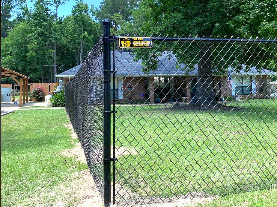 Commercial Chain Link boundary fencing in Lufkin Texas