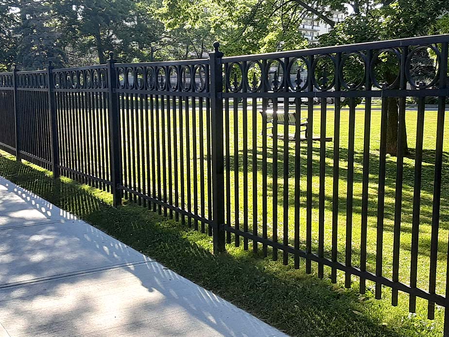 Commercial Ornamental Steel decorative fencing in Lufkin Texas