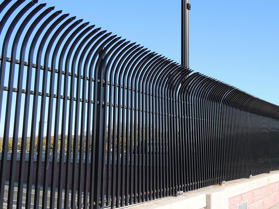 Commercial Ornamental Steel security fencing in Lufkin Texas