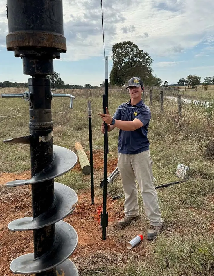 T Post fence installation company