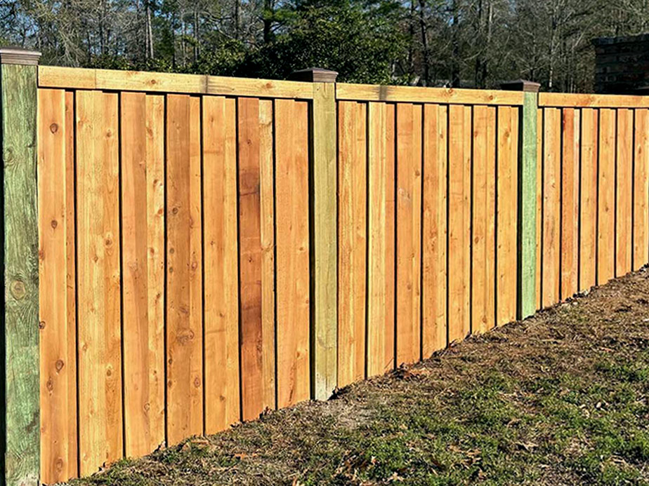 Milam Texas wood privacy fencing