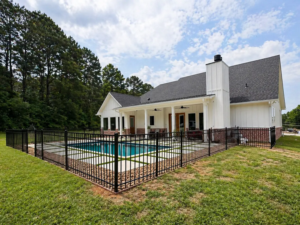 Black Aluminum Pool Fence