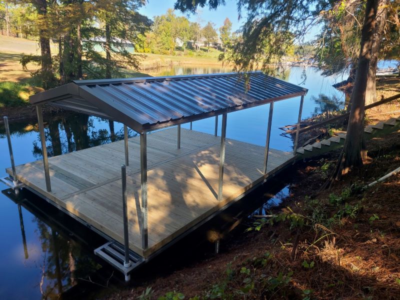 Lufkin Texas Wood Boathouse Contractor