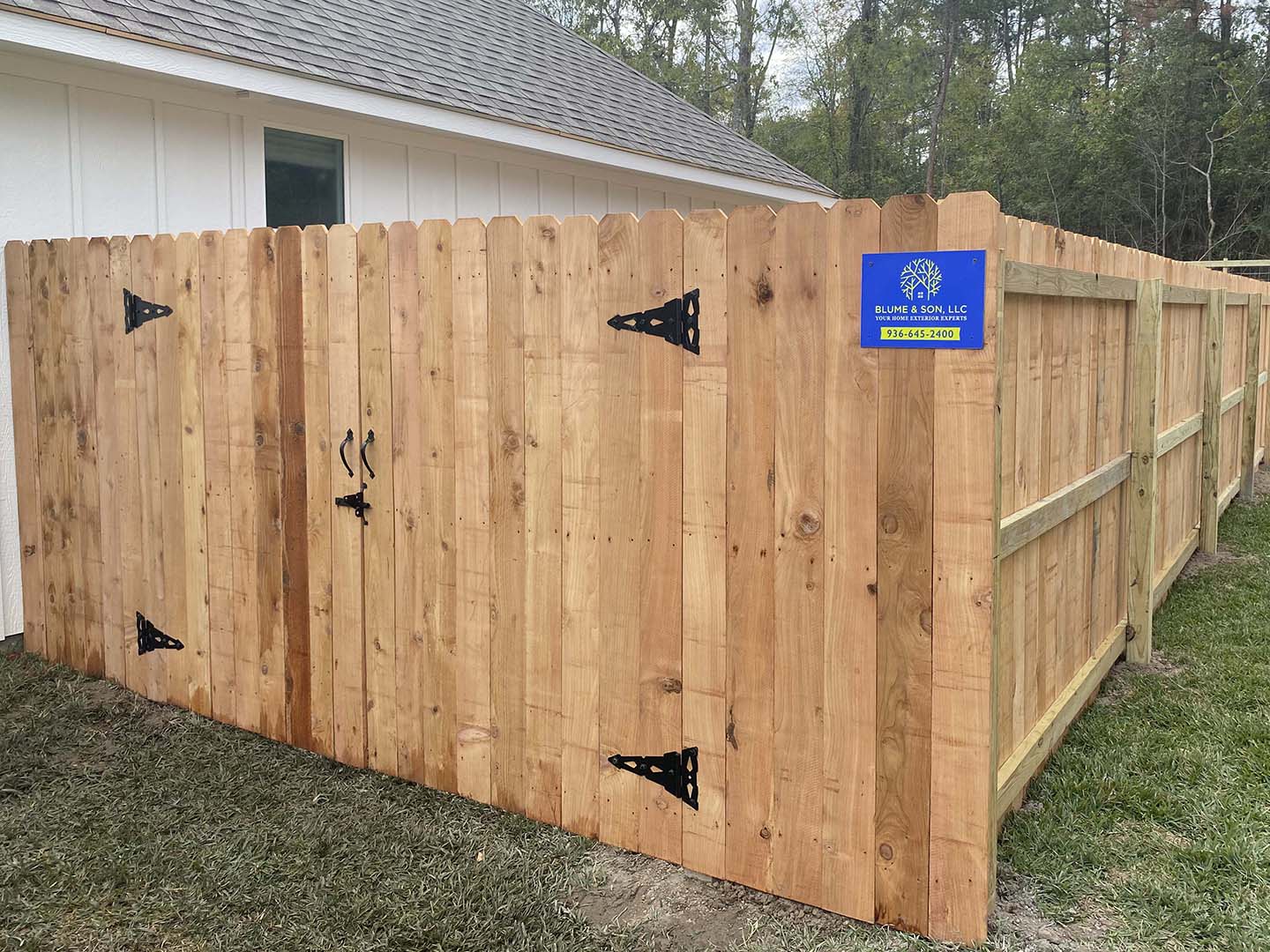 Wood Gate for Residential Properties in Lufkin TX
