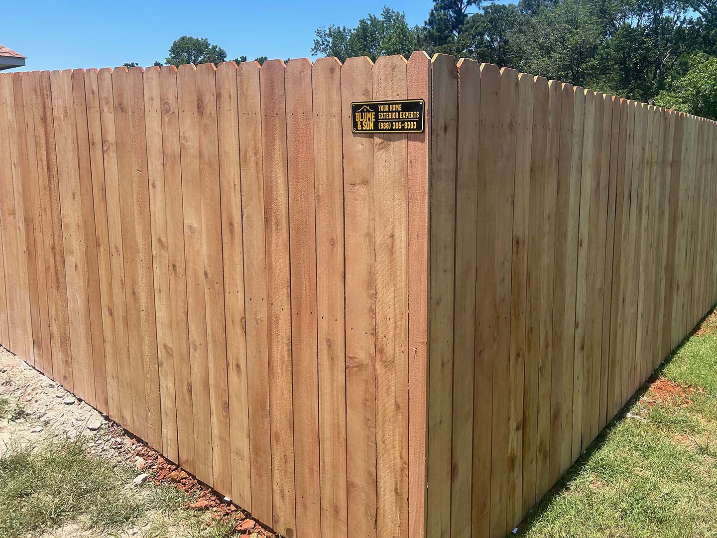 Jacksonville Texas Fence Project Photo