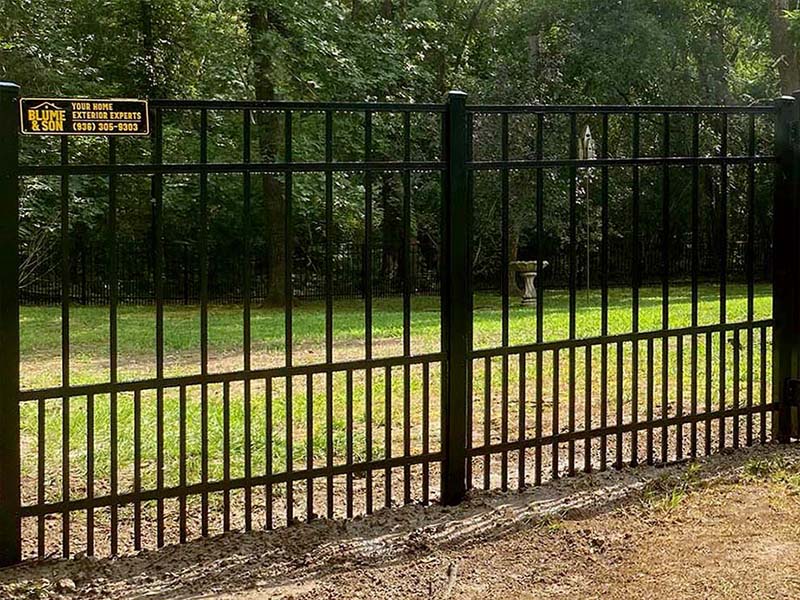 Aluminum fencing in Lufkin and East Texas