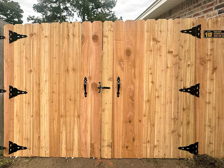 Residential fencing in Lufkin, Texas