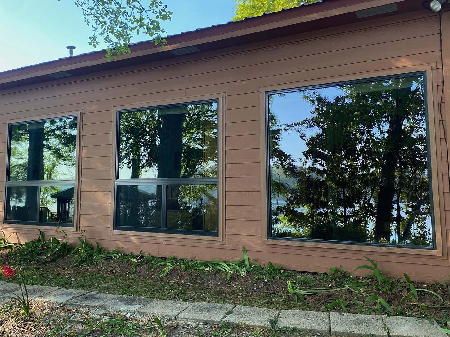 Aluminum window install - Lufkin Texas